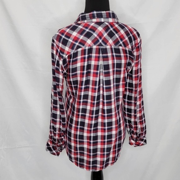 RAILS Long Sleeve Button Up Plaid Collared Blouse - Picture 7 of 11